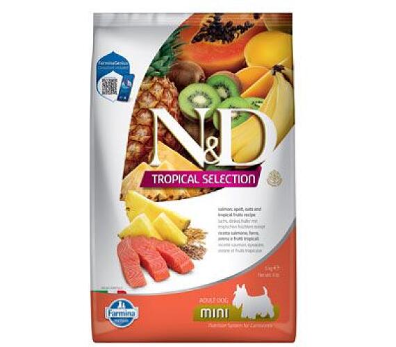N&D TROPICAL SELECTION DOG Adult Mini Salmon 5kg