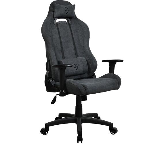 AROZZI herní židle TORRETTA Soft Fabric v2/ látkový povrch/ tmavě šedá (TORRETTA-SFB-DG2)