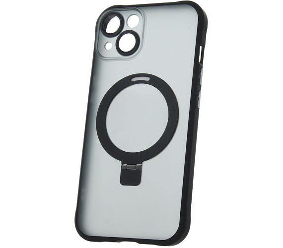 Silikonové TPU pouzdro Mag Ring pro iPhone 13 černé CPA
