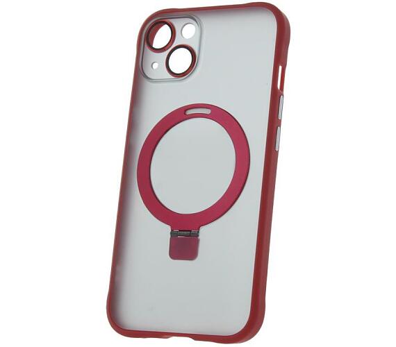 Silikonové TPU pouzdro Mag Ring pro iPhone 13 červené CPA