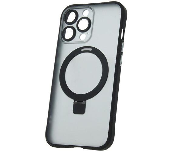 Silikonové TPU pouzdro Mag Ring pro iPhone 13 Pro černé CPA