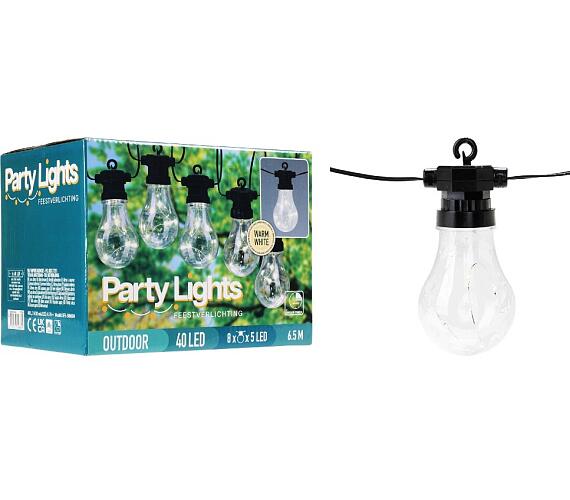 ProGarden Světelný řetěz LED PARTY 8 žárovek 6,6m KO-AF5500600
