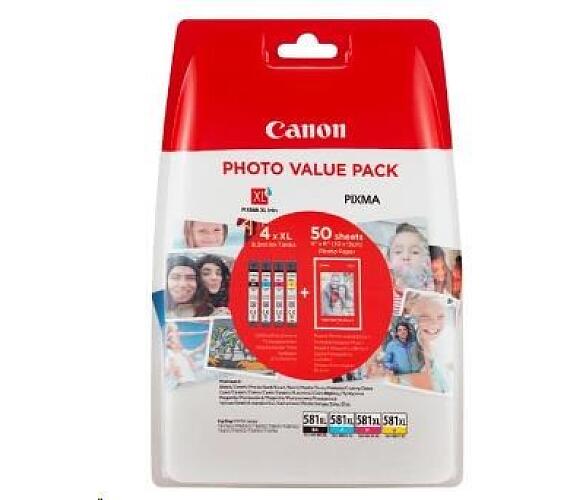 Canon CLI-581XL BK/C/M/Y PHOTO VALUE (2052C006)