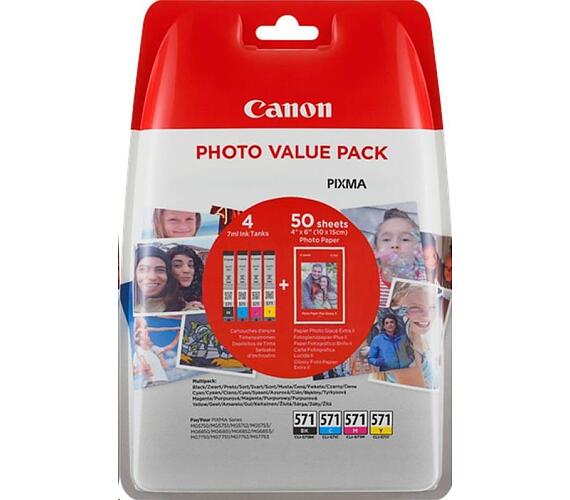 Canon CLI-571XL BK/C/M/Y PHOTO VALUE (0332C006)