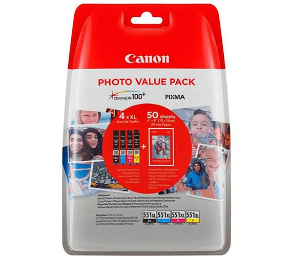 Canon CLI-551XL BK/C/M/Y PHOTO VALUE (6443B008)
