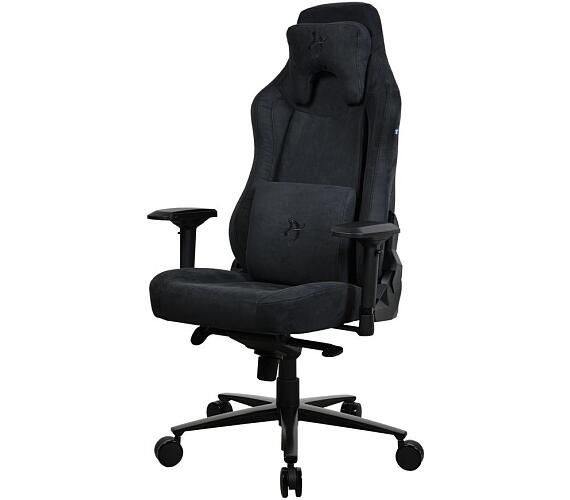 AROZZI herní židle VERNAZZA Supersoft Pure Black/ látkový povrch/ černá (VERNAZZA-SPSF-PBK) + DOPRAVA ZDARMA
