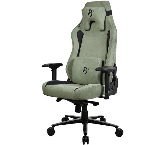 AROZZI herní židle VERNAZZA XL Supersoft Forest/ látkový povrch/ lesní zelená (VERNAZZA-XL-SPSF-FST) + DOPRAVA ZDARMA