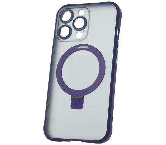 Silikonové TPU pouzdro Mag Ring pro iPhone 13 Pro fialové CPA