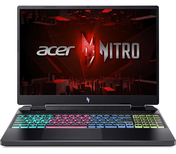Acer Nitro 16 / AN16-41 / R5-7535HS / 16" / 2560x1600 / 16GB / 1TB SSD/RTX 4050/W11H/Black/2R (NH.QKBEC.001)