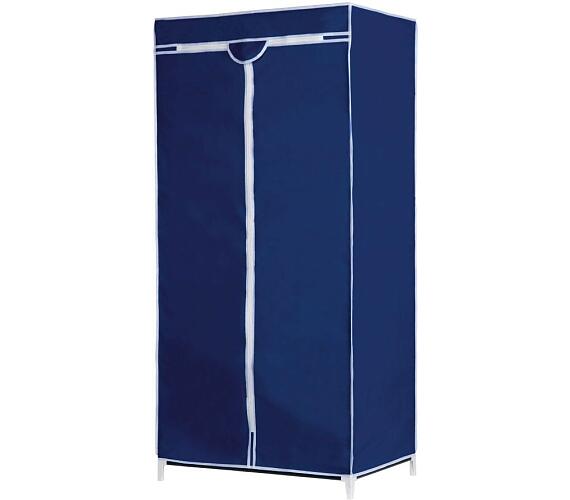 Alpina Textilní šatní skříň 75x50x160cm tmavě modráED-208328 ALPINA-NK