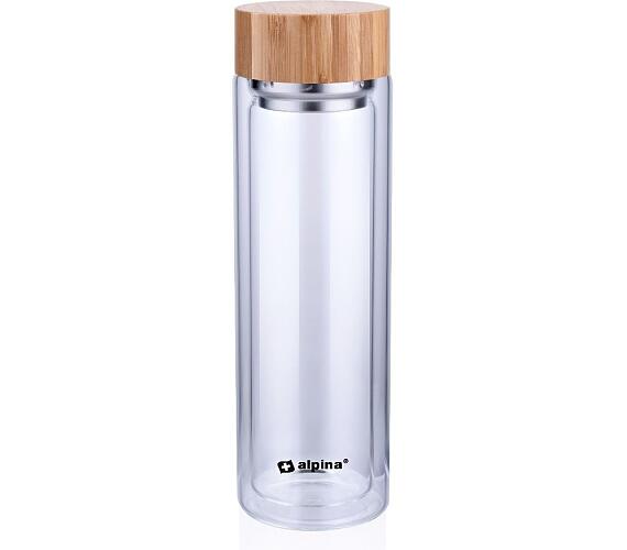Alpina Skleněná láhev termoska borosilikátové sklo 450 mlED-226751 ALPINA-NK
