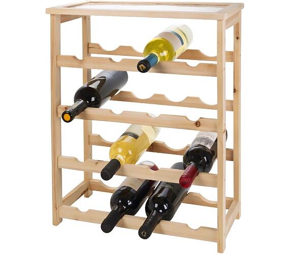 Edco Stojan na víno dřevěný 16 lahvíED-231821