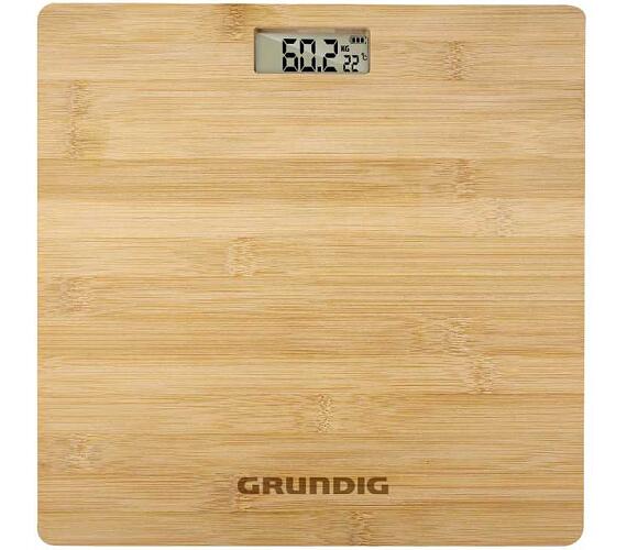 Grundig Osobní váha digitální Bambus 180 kg ED-247741