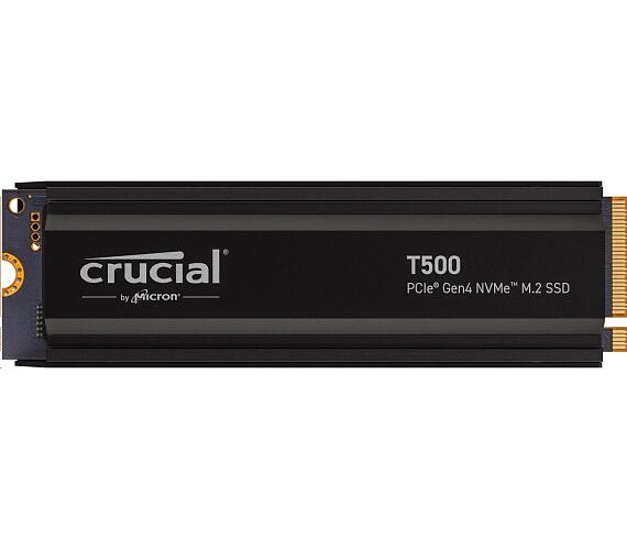 CRUCIAL SSD 1TB T500 PCIe Gen4 NVMe M.2 s chladičem (CT1000T500SSD5)