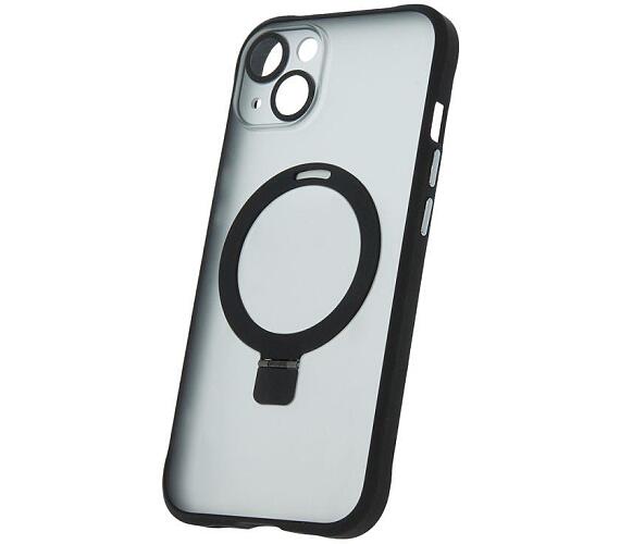 Silikonové TPU pouzdro Mag Ring pro iPhone 14 Plus černé CPA
