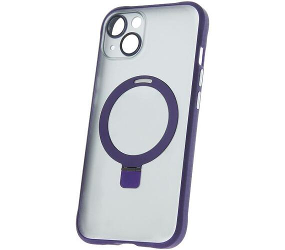 Silikonové TPU pouzdro Mag Ring pro iPhone 14 Plus fialové CPA
