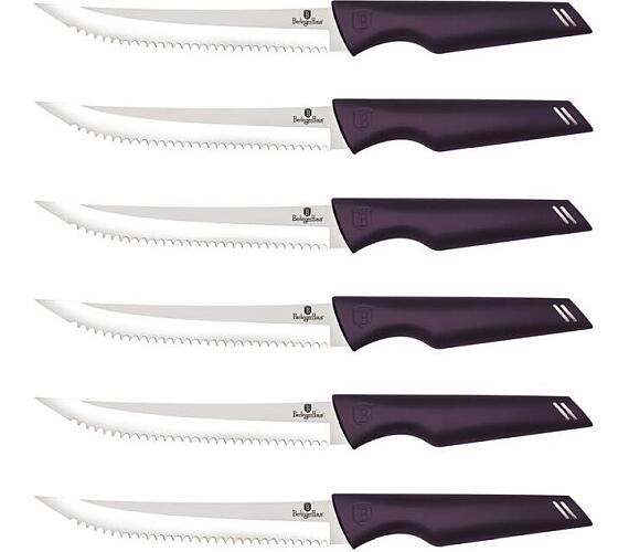 BerlingerHaus Sada steakových nožů 6 ks Purple Eclipse Collection BH-2789