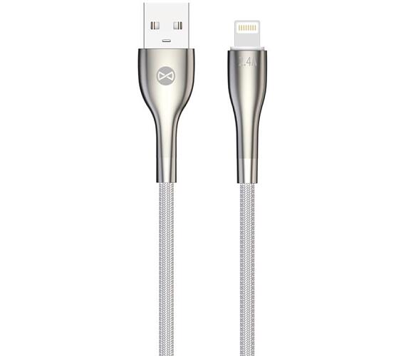 Forever Sleek USB/Lightning 1m 2,4A bílý