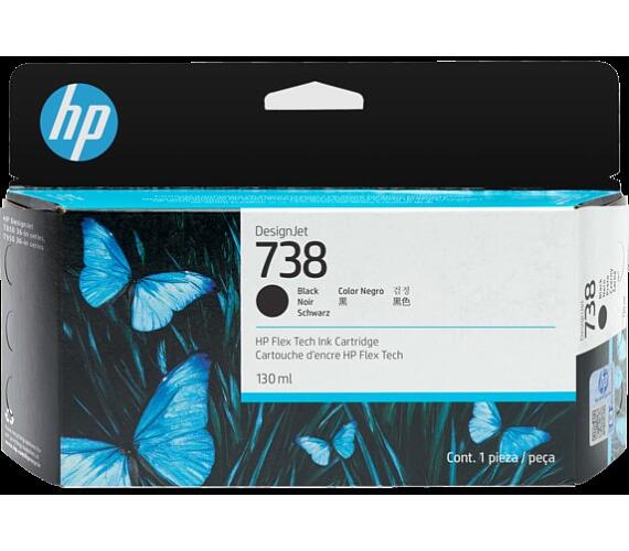 HP Inc. HP 738 300-ml Black DesignJet Ink Cartridge (498N8A) + DOPRAVA ZDARMA