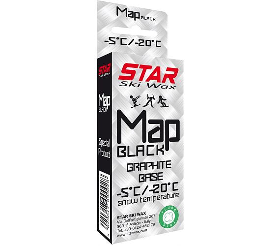 Star Ski Wax Map black grafite base 60g