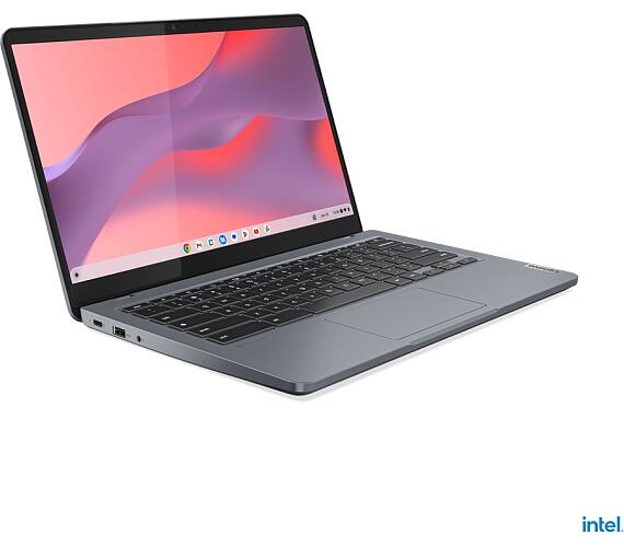 Lenovo IdeaPad 3/Slim Chrome 14IAN8 / i3-N305 / 14" / FHD / T / 8GB / 256GB eMMC / UHD / Chrome / Gray / 2R (83BN001UMC)