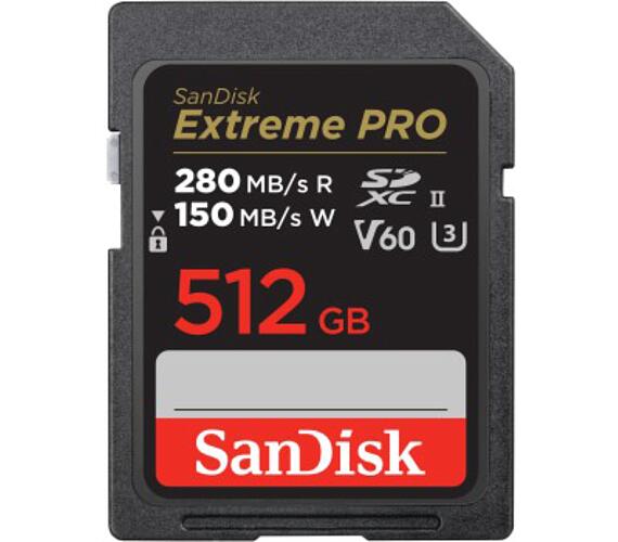 Sandisk Extreme PRO 512 GB V60 UHS-II SD cards + DOPRAVA ZDARMA