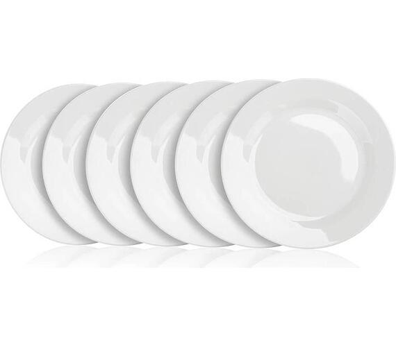 Banquet Sada mělkých porcelánových talířů BASIC 24 cm