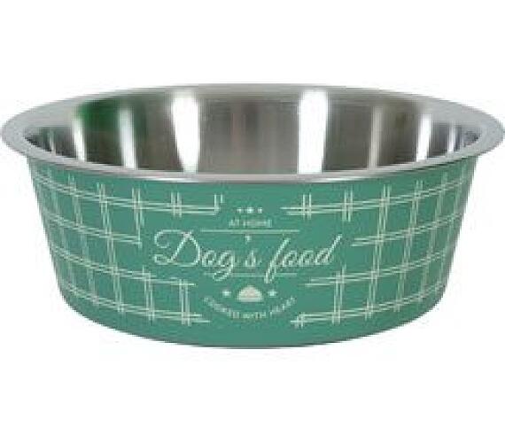 Miska nerez pes FOOD DOG 1,7l zelená Zolux