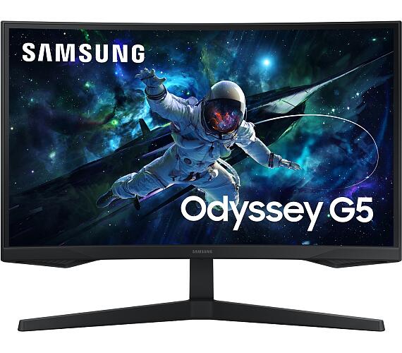 Samsung Odyssey G5 / G55C / 27" / VA / QHD / 165Hz / 1ms / Black / 2R (LS27CG552EUXEN)