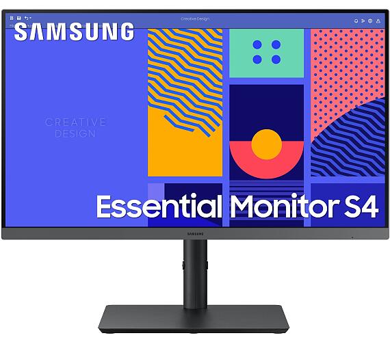 Samsung Essential S4 / S432GC / 24" / IPS / FHD / 100Hz / 4ms / Black / 3R (LS24C432GAUXEN)