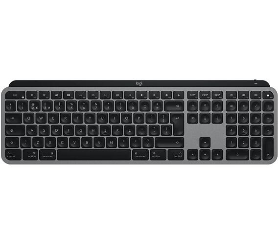 Logitech klávesnice Logitech MX Keys pro Mac - CZ/SK / černo-šedá (920-009558_CZ)