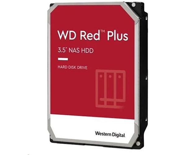 Western Digital WD Red Plus / 8TB / HDD / 3.5" / SATA / 5640 RPM/Červená/3R (WD80EFPX)