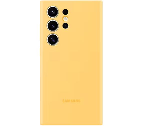 Samsung Silikonový zadní kryt S24 Ultra Yellow (EF-PS928TYEGWW)