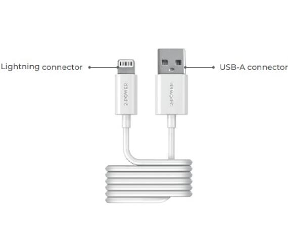 2-Power kabel USB-A to Lightning
