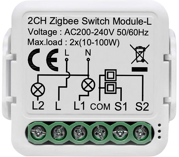 CEL-TEC L140Z 2Ch ZigBee bez potřeby nulového vodiče