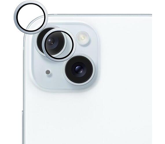 Epico ochranné sklo zadního fotoaparátu pro Apple iPhone 15/15 Plus světle modré
