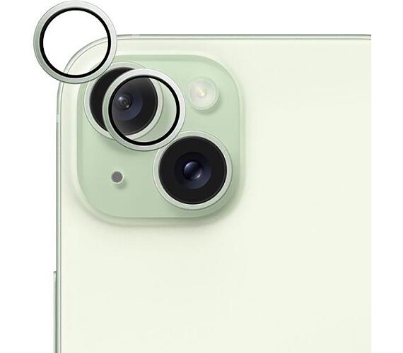 Epico ochranné sklo zadního fotoaparátu pro Apple iPhone 15/15 Plus světle zelené