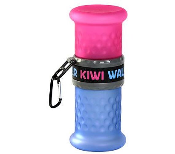 Kiwi Walker Cestovní láhev 2in1 růžovo-modrá 750+500ml Kiwi