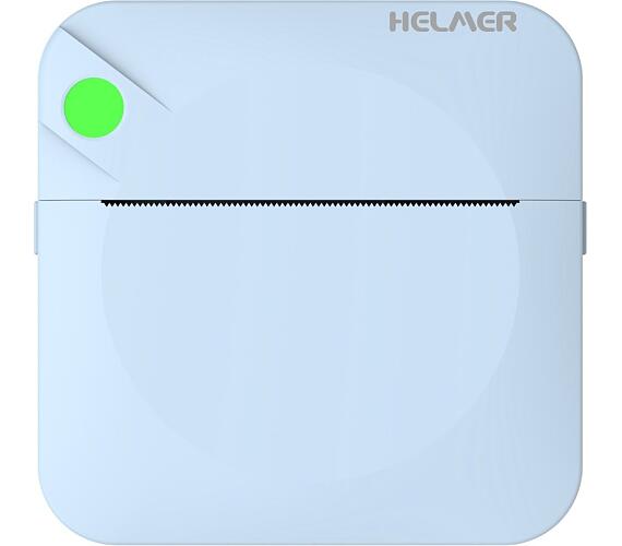 HELMER přenosná termo mini tiskárna TP 01/ rozlišení tisku 200dpi/ Bluetooth/ baterie 1000mAh/ micro USB/ Android/ iOS (hlmtp01)