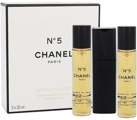 Toaletn voda Chanel No.5, 20 ml (3x 20 ml)