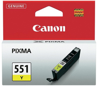 Inkoustov npl Canon CLI-551 Y, 330 stran, lut