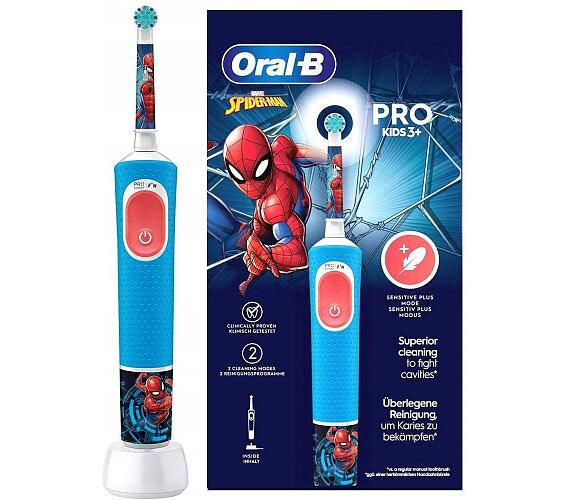 Oral-B Vitality Pro 103 Kids Spiderman elektrický zubní kartáček