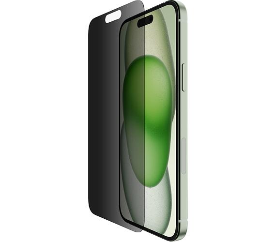 Belkin SCREENFORCE™ TemperedGlass Privacy Anti-Microbial ochranné privátní sklo pro iPhone 15 Plus / iPhone 14 Pro Max (OVA148zz)
