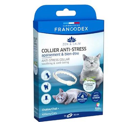 FRANCODEX Obojek Anti-stress kočka