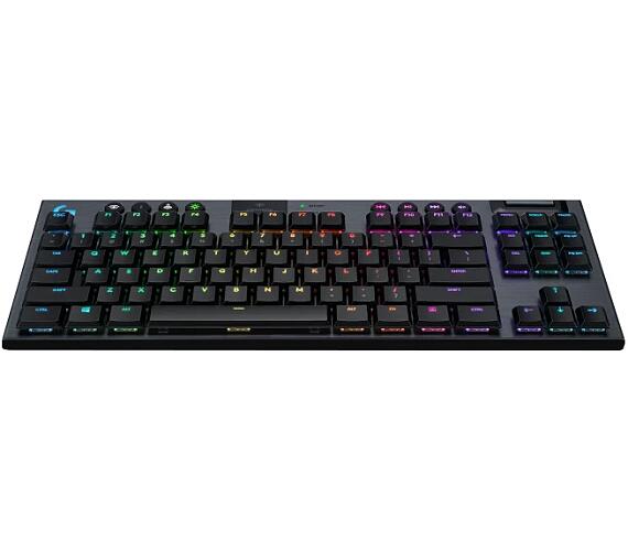 Logitech G915 LIGHTSPEED Wireless RGB Mechanical Gaming Keyboard - GL Tactile - CARBON - CZE-SKY INT'L - INTNL (920-008910CZS)
