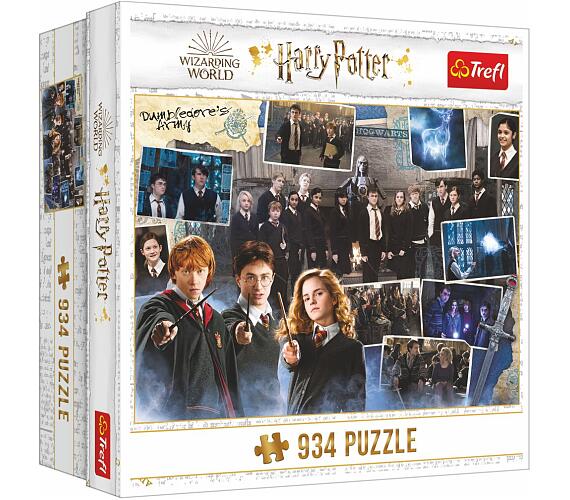 TREFL Puzzle Harry Potter Brumbálova armáda 934 dílků 68x48cm v krabici 26x26x10cm