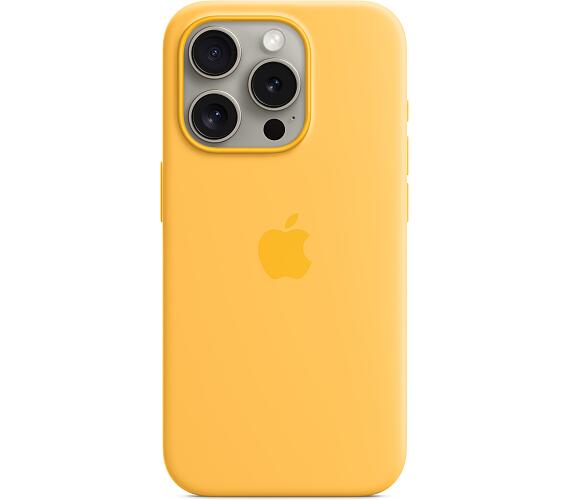 Apple iPhone 15 Pro Silicone Case with MS - Sunshine (MWNK3ZM/A) + DOPRAVA ZDARMA