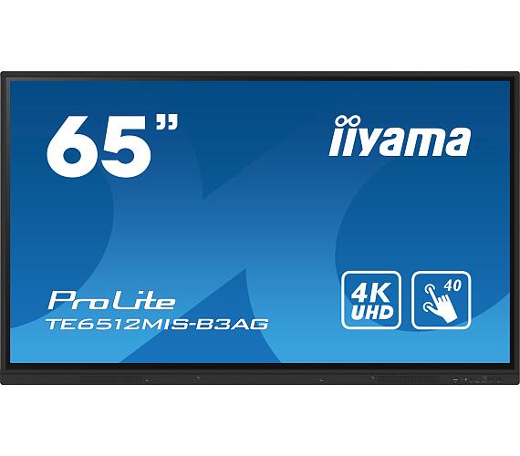 IIYAMA 65" iiyama TE6512MIS-B3AG:IPS,4K,40P,USB-C