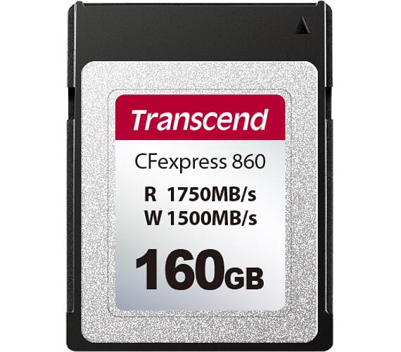 Transcend 160GB CFexpress 860 NVMe PCIe Gen3 x2 (Type B) paměťová karta + DOPRAVA ZDARMA