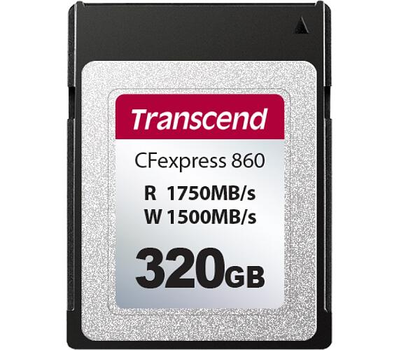 Transcend 320GB CFexpress 860 NVMe PCIe Gen3 x2 (Type B) paměťová karta + DOPRAVA ZDARMA